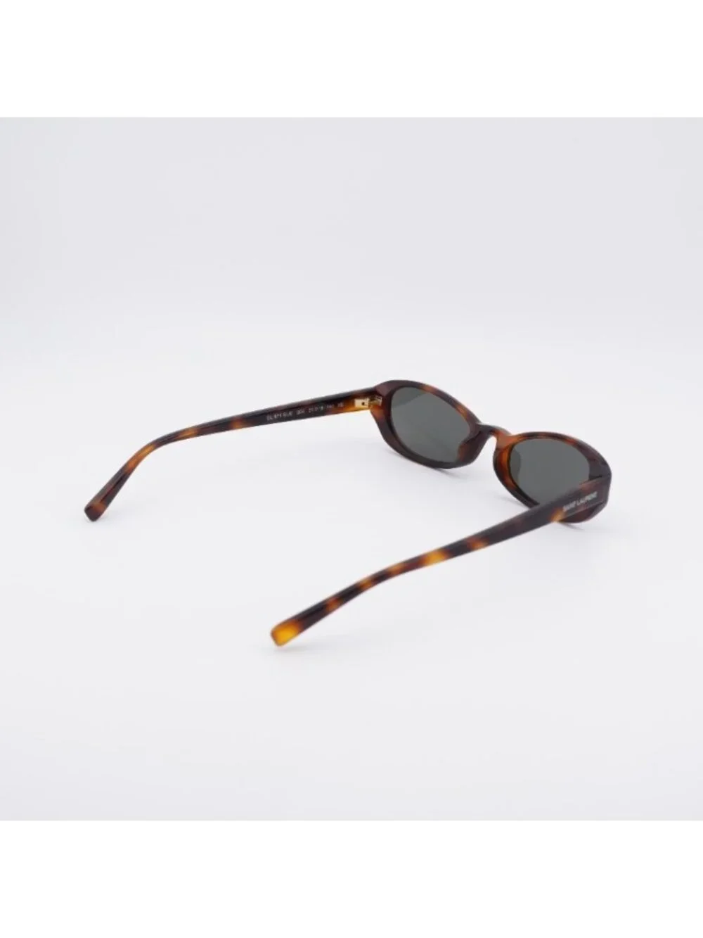 Saint Laurent SL871 SUE 004 Sunglasses Havana Rectangle Frame, Grey Lenses